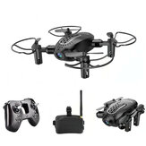 Realacc R11 Mini 5.8G FPV Dobrável RC Drone Quadricóptero com 720 P HD Câmera 3 Polegada Óculos de Proteção