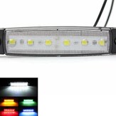 Lâmpada indicadora lateral de marcador LED 24V 0,5W 6SMD para motocicleta, carro, ônibus, caminhão, reboque