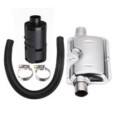 Silenziatore di scarico da 24 mm + filtro di aspirazione da 25 mm + tubo di induzione per riscaldatore dell'aria diesel per auto