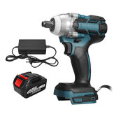 21V 22800mAh 2 In 1 Brushless Impact Wrench Cordless Lithium Battery Wrench Driver Socket Fit Makita Battery Or Only Socket Wrench