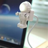 Astronauta ajustável USB Tube LED Lâmpada de luz noturna para MacBook Air Pro Laptop PC 