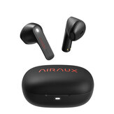 AIRAUX AA-UM4X bluetooth V5.0 Half In-ear TWS fülhallgató HiFi Stereo Touch Control fülhallgató Vízálló fejhallgató mini töltődobozzal