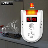 KERUI GD13 LPG-GAS-Melder Alarm Wireless Digital LED Anzeige Leckbrenner für brennbares Gas für Hausalarmsystem