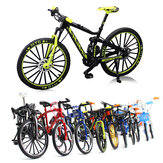 Развлекательный миниатюрный велосипедный спорт - игрушка BIKIGHT Mini 1:10 Model Alloy Toy Bicycle, выполненная из сплава, отливки металла, для пальцев, имитирующая горный спуск на велосипеде, гонки на дорогах и коллекционирование декоративных украшений для детей.