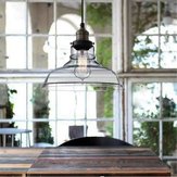 E27 28CM Vintage Industrial Ceiling Lampshade Glass Pendant Lights 
