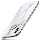 Bakeey Schutzhülle für iPhone XS Max Klare transparente weiche TPU-Rückseite
