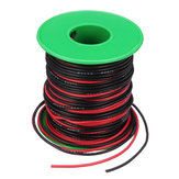 Cable de alambre de silicona suave de 30m y 22AWG, Cable flexible de cobre estañado de alta temperatura