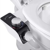Persoonlijke hygiëne bidet toiletbril bevestiging frontale achterste wassing warm koud water niet-elektrisch zelfreinigend dubbele sproeiers