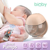 Bioby Elektrikli Göğüs Pompası bluetooth Elsiz Taşınabilir Giyilebilir BPA içermeyen Rahat Süt Extractor Bebek Aksesuarları App Kontrolü