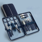 Ensemble d'outils de manucure bleu Pro Max acier inoxydable Pro Kit de coupe-ongles professionnel de pédicure Paronychia pinces coupe-bordures