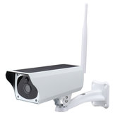 Solaire sans fil alimenté IP caméra 1080P HD de vision nocturne infrarouge de surveillance de sécurité étanche CCTV double alimentation longue veille