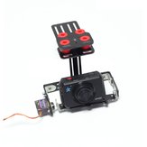 Cardan de caméra FPV à axe unique avec support de servo pour caméras multiples pour drone RC F450