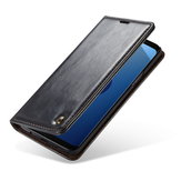 Caseme Walletキックスタンド保護ケースFor Samsung Galaxy S9磁気フリップカードスロット