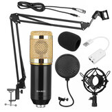 Kit microfono a condensatore BM800 Pro con supporto a braccio a forbice sospeso per studio con filtro