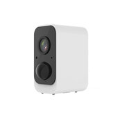 Камера безопасности WiFi 1080P беспроводная для видеонаблюдения на открытом воздухе с интеллектуальным ночным видением и функцией обнаружения движения, двусторонней связи, водонепроницаемая, работает от батареи для домашней безопасности