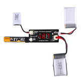 1S LiPo Batería Comprobador de medidor de voltaje Tester con JST MCX PH 2.0 Micro Losi Conector