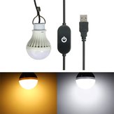 5W USB LED-lamp met aanraaksensorschakelaar voor buiten kamperen wandelen noodsituaties 5V