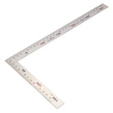 Règle carrée métrique en acier inoxydable de 150 x 300 mm avec un angle de coin de 90 degrés