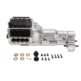 RBR/C 1:10 Double Motor Three Speed Transmission For RC Car Parts Crawler Unassembled Kit SCX10