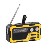 Outdoor Emergency Radio 4 Charging Methods SOS Alarm Strong Light FlashLight 2000mAh Power Bank Portable bluetooth Speaker MP3 Supprt TF Card Playback Urgent Radio