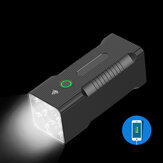 XANES® BT60 P50 8000lm Flashlight 6 Modes USB Rechargeable Work Lamp with 10400mAh Mobile Phone Power Bank Function