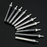 10pcs 3.175mm Shank 1.5x6mm Tungsten Steel Parallel Milling Cutter Engraving Bits