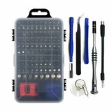 Conjunto de ferramentas de precisão multifuncionais com 115 chaves de fenda para desmontar/reparar telefones e computadores