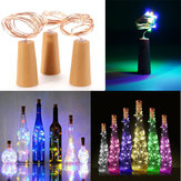 Luminária de garrafa com fio de cobre a bateria de 200 cm para festa de Natal, decorações de Natal em oferta e luzes de Natal