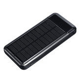 20000mAh hordozható vízálló USB akkumulátor töltő napelemes mobiltelefon
