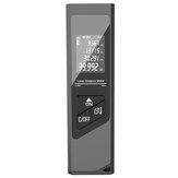 M3 Digital 40M Mini Telémetro láser m/in/ft Carcasa de aleación de aluminio CNC Medidor de distancia láser resistente al agua IP54 Pantalla LCD con retroiluminación