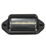 10-30V 6 LED ABS Licence Plaque Lumière Numéro Lumineux pour Camion Lorry Lampe Blanche pour Camion Remorque