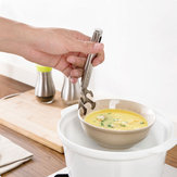 Clip de acero inoxidable Anti-caliente para tazón Clip de agarre creativo para tazón Olla Sartén Cocina de picnic herramientas