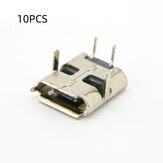 10PCS Straight Plug MICRO 2Pin Charging Plug Android Extended Charging Socket MICRO USB Plug