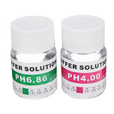 Kit de calibração de solução tampão de pH de 25 ml pH 4,0 / 6,86 e cloreto de potássio (2 unidades)