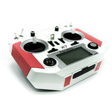 Agarre Cortex antideslizante y almohadilla para los pies roja y negra para el transmisor del dron RC FrSky Taranis Q X7/X7S