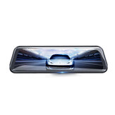 10 Inch Junsun Dual Lente FHD 1080P Dash Cam Coche DVR Respaldo del espejo retrovisor Cámara