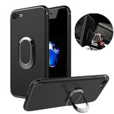 Bakeey™ 360° Adjustable Metal Ring Kickstand Magnetic Frosted Soft TPU Case for iPhone 7/8 4.7 Inch
