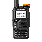 QUANSHENG UV-K5 5W Nagy teljesítményű rádiós telefont 50-600MHz Légi sáv NOAA DTMF Scrambler LED Zseblámpa Hordozható Multiband Transceiver