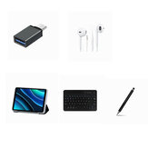 Universal Headphone +OTG+ Holster Case Cover+bluetooth Keyboard+Stylus Pen Set for 8.4 Inch Alldocube iPlay 50 Mini Tablet Pro Tablet
