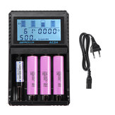 Cargador de batería de linterna inteligente universal AC / DC Astrolux® AC04 LCD Display Li-ion NiMH para baterías 18650 26650 21700 AA AAA
