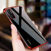 Bakeey Plating schokbestendige niet-gele transparante zachte TPU-beschermhoes voor Xiaomi Mi Note 10 Lite, niet origineel