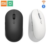 Cichy ergonomiczny i bezprzewodowy mysz Xiaomi Mi Dual-Mode z przyciskami bocznymi, Bluetooth i USB, przenośna mysz Bluetooth & 2,4GHz dla laptopa
