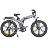 [ЕС ПРЯМО] Электро велосипед ENGWE X26 19,2Ач+10Ач двойные батареи 1000Вт складной электро велосипед 26*4,0 дюймовые широкие шины диапазон пробега 120-150км Горный велосипед для снеговиков, дорог с тройной системой подвески двойные тормозные диски на необработанных трассах.