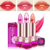 3pcs Jelly Flower Lipstick Temperature Color Changing Lip Gloss Balm Moisturizing Non-stick Makeup