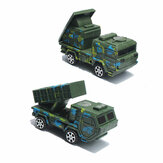 Juguete decorativo de coche de campamento militar simulado