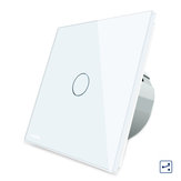 Livolo стекло белый сенсорная панель стандарт ЕС переключатель промежуточный вл-c701s-11