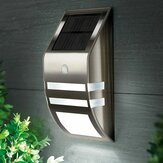 Edelstahl wasserdicht PIR Bewegungssensor LED Solarleuchte Garten Hof Outdoor Wandleuchte Pathway