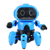 MoFun DIY Stem 6-Benige Gebaar Detecterende Infrarood Obstakel Vermijdende Wandelende Robot Speelgoed