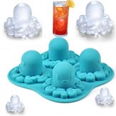 Divertente vassoio per stampi di silicone per ghiaccio 'Funny New Tricks' per feste da bere, stampi 3D di polpo, per congelare e fare stampi di cioccolato