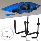 Supporto per il kayak per 2 pezzi con capacità di carico di 80 kg, supporto a parete per canoa, pagaia e tavola da surf